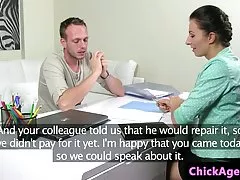 Реальный кастинг babe сосание петух перед ебля