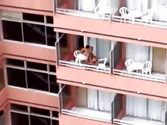 Ебля на балконе отеля 02