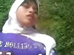 Индонезия хиджаб nasty Coed akbid Риау