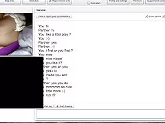 Chatroulette роговой девушка с nice сиськи и mastobation