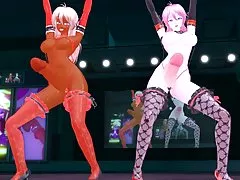 3D mmd фута танец