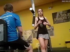 Тренажерный зал шлюха ставит на сексуальное шоу