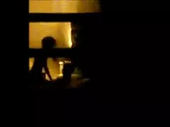 Шпионаж людей - секс в окне