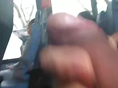 Дик flash в автобусе