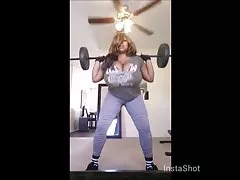 Большая грудь ebony красоты