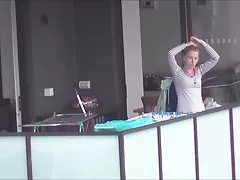 Окна отеля 130