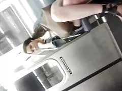Wanker мигает в метро женщина takken фото