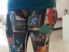 Узорной спандекс cameltoe
