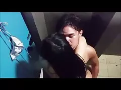 Азиатская пара поймали ебля