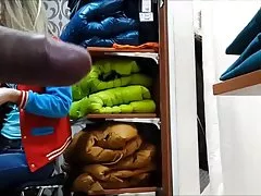 Мой петух трудно блондинка в магазине