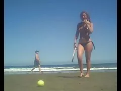 Пляж девушка