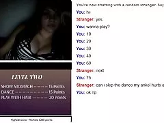 Omegle супер горячая девушка! я получил почти супер повезло
