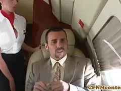 Женское cfnm стюардесс ебать грубый пассажира