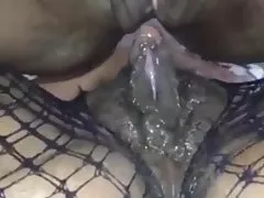 Двойной ebony клитор