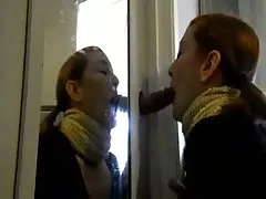 Домашнее gloryhole