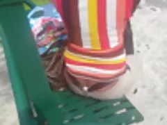 Кандид негр прикладом на bustop