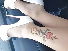 Мои татуировки лодыжки pantyhosed ног
